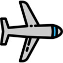 transportation, Airport, flight, airplane, Aeroplane, Plane, transport Black icon