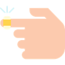 Blood, Sticking-plaster, Finger, Body Parts, Hand, medical, Healthcare And Medical, band-aid, Plaster, Sticking, Wound, injury PeachPuff icon