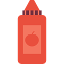 ketchup, Bottle, Mustard, food, Spicy Tomato icon