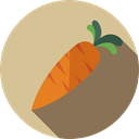 vegetable, food, Food And Restaurant, vegetarian, diet, vegan, organic, Healthy Food, Carrot Tan icon