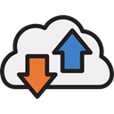 share, Computing Cloud, Multimedia Option, Tools And Utensils, shared, Cloud, interface, Multimedia Black icon