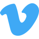 Logos, social network, logotype, social media, Logo, Vimeo DodgerBlue icon