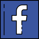 Logos, Facebook, logotype, social network, social media, Logo DarkSlateBlue icon