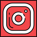 logotype, social media, Logo, social network, Instagram, Logos, Brands And Logotypes Tomato icon