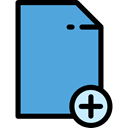 Multimedia, Archive, Seo And Web, New File, computing, interface, document, File CornflowerBlue icon