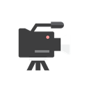 video, 2, Camera Black icon