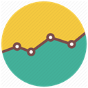 Diagram, report, graph, statistics, Analytics, chart, Bar SandyBrown icon