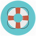 Info, Lifesaver, lifebuoy, Faq, support, help MediumTurquoise icon