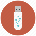 Device, Data, hard drive, Usb, Flash, memory, storage IndianRed icon