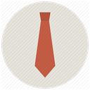 Business, necktie, office, Tie Gainsboro icon