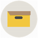 office, Archive, package, Box, Archieve, Folder, File Gainsboro icon