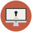 locked, private, Lock, Protection, security, login, password IndianRed icon