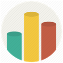 statistics, Diagram, Analytics, Sales, graph, earnings Linen icon
