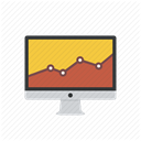 statistics, report, Presentation, graph, Sales, Diagram, Analytics DimGray icon