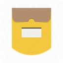 envelope, mail, package, document, office, Folder, File Icon