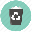 Trash, recycle, Bin, delete, remove, cancel, Garbage MediumAquamarine icon