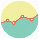 results, Bar, statistics, report, graph, Analytics, Diagram PaleGoldenrod icon