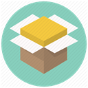 package, Shipping, Delivery, product, open, Box, shippment Icon