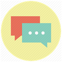 chatting, Chat, Comment, Message, talk, Communication, Bubble Icon