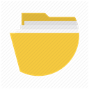 Folder, Data, documents, files, Archieve, Archive, portfolio SandyBrown icon