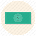Cash, Dollar, Finance, Shop, Money, payment, pay Linen icon
