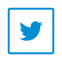 Communication, media, share, twitter, bird, square, Social Black icon