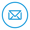 Circle, Email, send, Message, Chat, mail, share Black icon