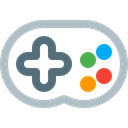 Game, play, joypad, Computer, Control, playing, Device Black icon