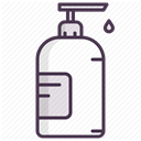 Beauty, liquid, soap, handcare, cosmetics, hand wash DimGray icon