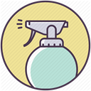 cosmetics, Spray, salon, freshener, Beauty, Air Khaki icon