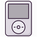 electronics, music, player, technology, Audio, ipod, sound DarkGray icon