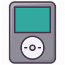 technology, Audio, sound, electronics, music, player, ipod LightSlateGray icon