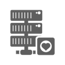 network, Favorite, Database, Server, Hosting DimGray icon