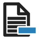 sheet, File, Minus, files, Text, Page Black icon