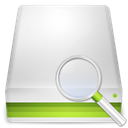 Hard, search, Disk Gainsboro icon