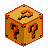 Super, question, mario, Box DarkGoldenrod icon