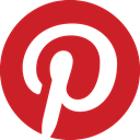 pinterest, Favicon Firebrick icon