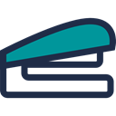 School Material, education, Tools And Utensils, stapler, Office Material DarkSlateGray icon