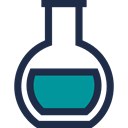 education, chemical, Tools And Utensils, Flasks, Chemistry, science, flask, Test Tube DarkSlateGray icon