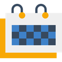 Calendars, Calendar, interface, Schedule, Organization, date, time, Administration, travel WhiteSmoke icon