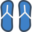 fashion, flip flops, Holidays, Summertime, Flip flop, footwear, sandals SteelBlue icon