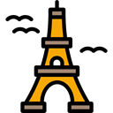 structure, Monument, france, Monuments, Architectonic, travel, landmark, europe, Eiffel tower, engineering Black icon