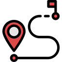 map pointer, travel, Route, pin, Finish, start, position, Gps, Map Location, Map Point, placeholder, signs Black icon