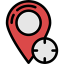 placeholder, pin, map pointer, Map Location, travel, Target, Aim, Gps, signs, Map Point Black icon