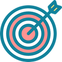 Archery, Target, Arrow, sport, objective, archer, Arrows, weapons DarkCyan icon