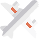 flight, airplane, transport, Airport, travel, Aeroplane, Plane WhiteSmoke icon