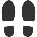 shoes DarkSlateGray icon