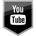 youtube, Logo, Social, media Black icon