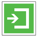 Exit, Code, sos, sign, Arrow, emergency LimeGreen icon