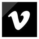 Logo, Vimeo, Social, media Black icon